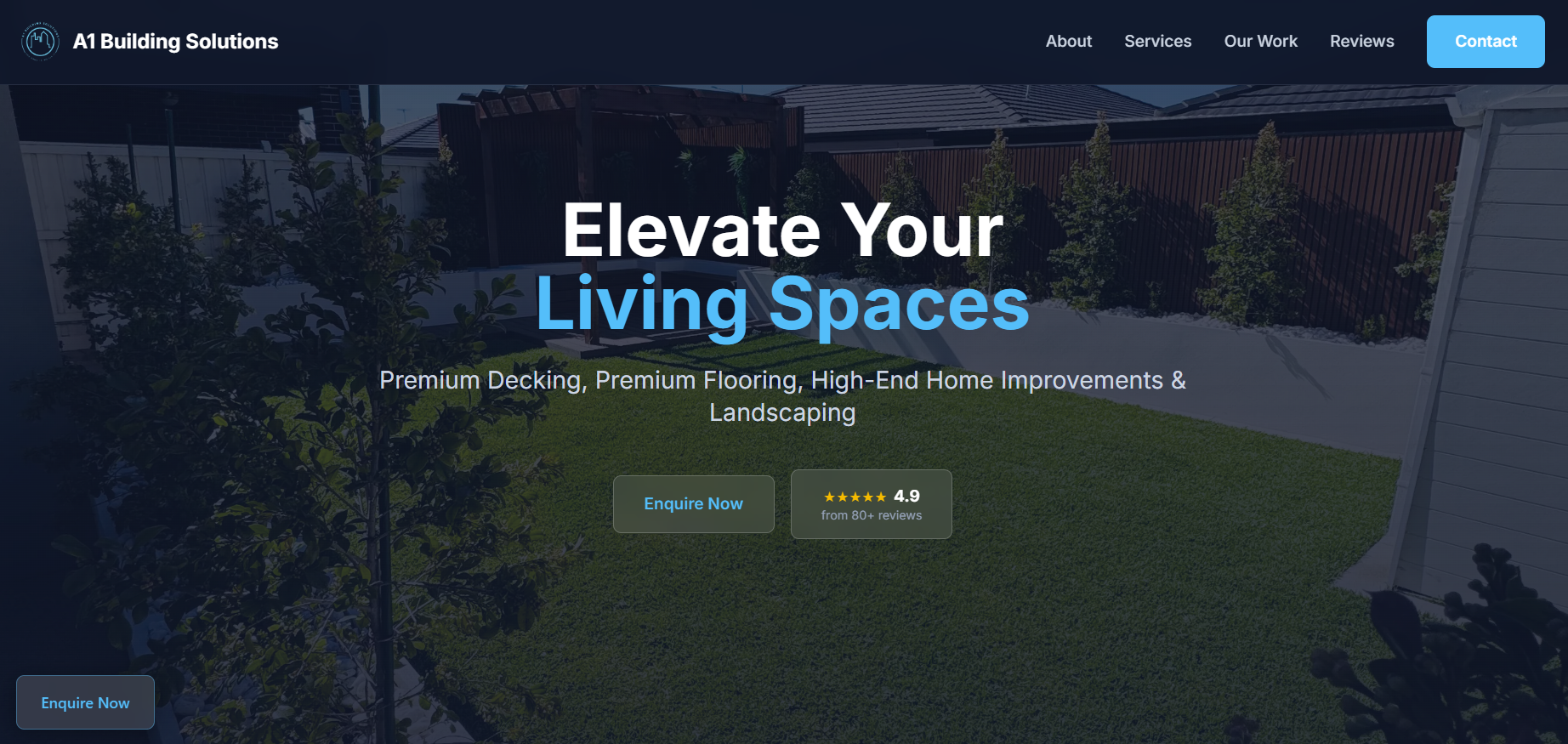 A1 Building Solutions Hero Section